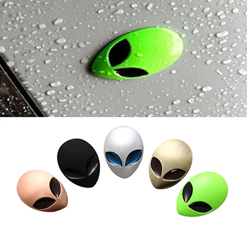 1/2 pcs Full Metal 3D Alienware Alien Head Auto Logo Sticker Vinyl Badge Car Decals Graphic High Quality Car Styling
1/2 pcs Full Metal 3D Alienware Alien Head Auto Logo Sticker Vinyl Badge Car Decals Graphic High Quality Car Styling