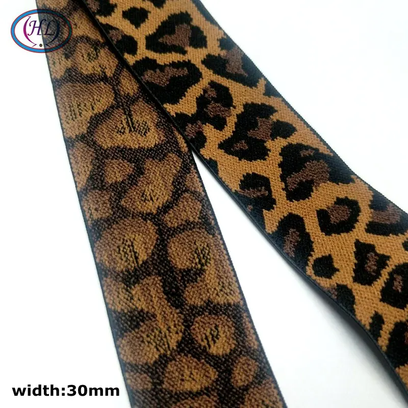 HL 30MM Width 1 Meter Leopard Elastic Band DIY Garment Accessories For Making Headband
HL 30MM Width 1 Meter Leopard Elastic Band DIY Garment Accessories For Making Headband