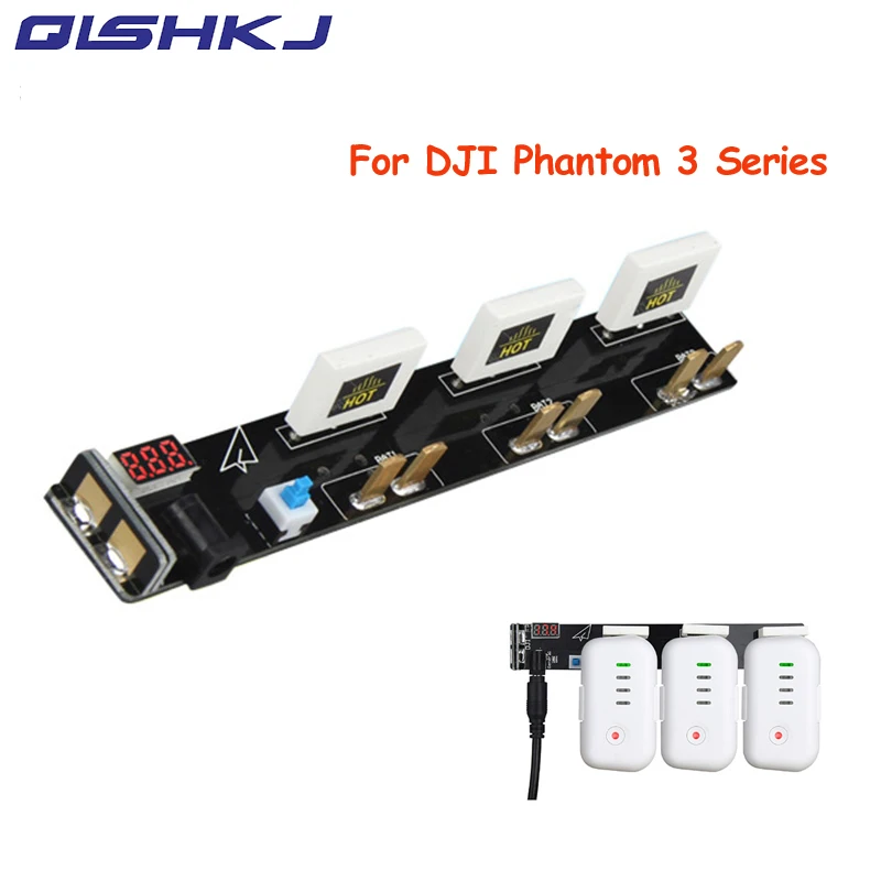 DJI Phantom 3 Multi Battery 3-Battery Parallel Charger Board для S/SE/Adavanced/P4k/Professional |