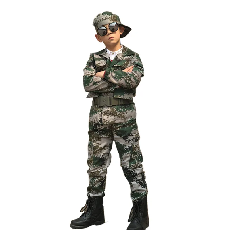 2019 New Children's Clothing Set+terousers+cap+belt Halloween Military Uniform Teenager Boys Combat Shirt High Quality Army Suit
2019 New Children's Clothing Set+terousers+cap+belt Halloween Military Uniform Teenager Boys Combat Shirt High Quality Army Suit
