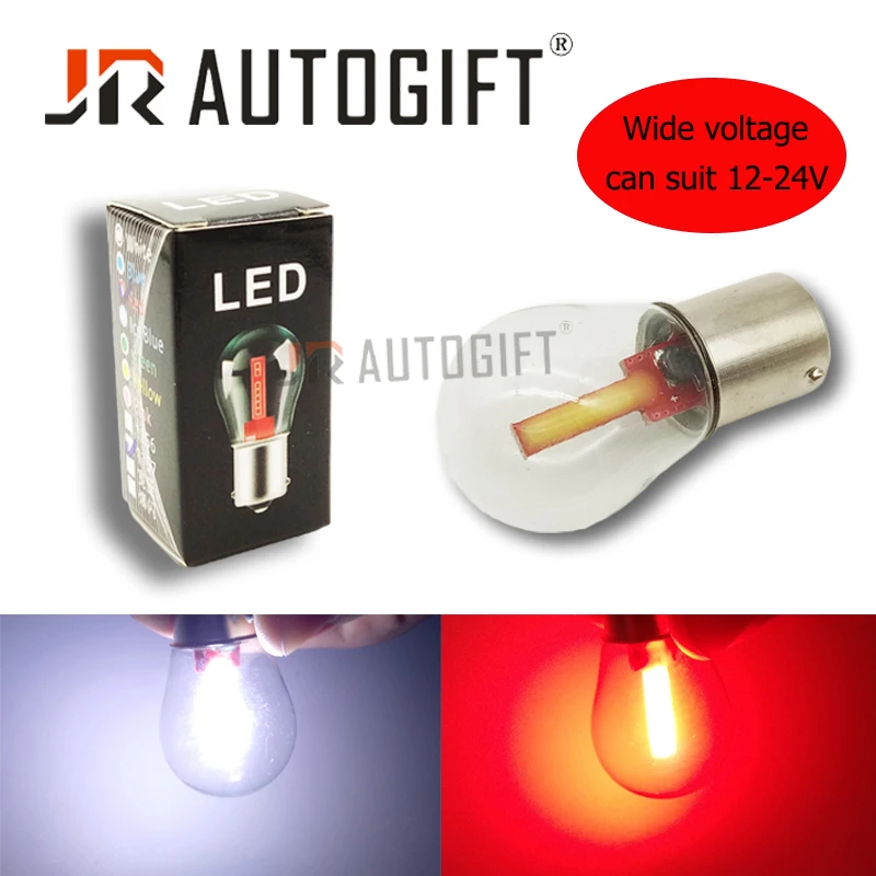 20x S25 1156 BA15S 1157 BAY15D Car LED P21W Cob Glass LED 12-24V Reverse Replacement Bulbs Turn Signal Tail Lamp Light White Red
20x S25 1156 BA15S 1157 BAY15D Car LED P21W Cob Glass LED 12-24V Reverse Replacement Bulbs Turn Signal Tail Lamp Light White Red