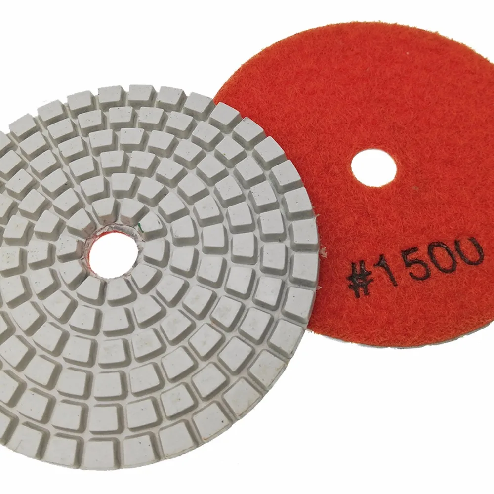 DIATOOL 2 Sets/14pcs 3" Diamond Wet Flexible Polishing Pads Granite Marble Polishing 80mm White Bond Sanding Disc
DIATOOL 2 Sets/14pcs 3" Diamond Wet Flexible Polishing Pads Granite Marble Polishing 80mm White Bond Sanding Disc