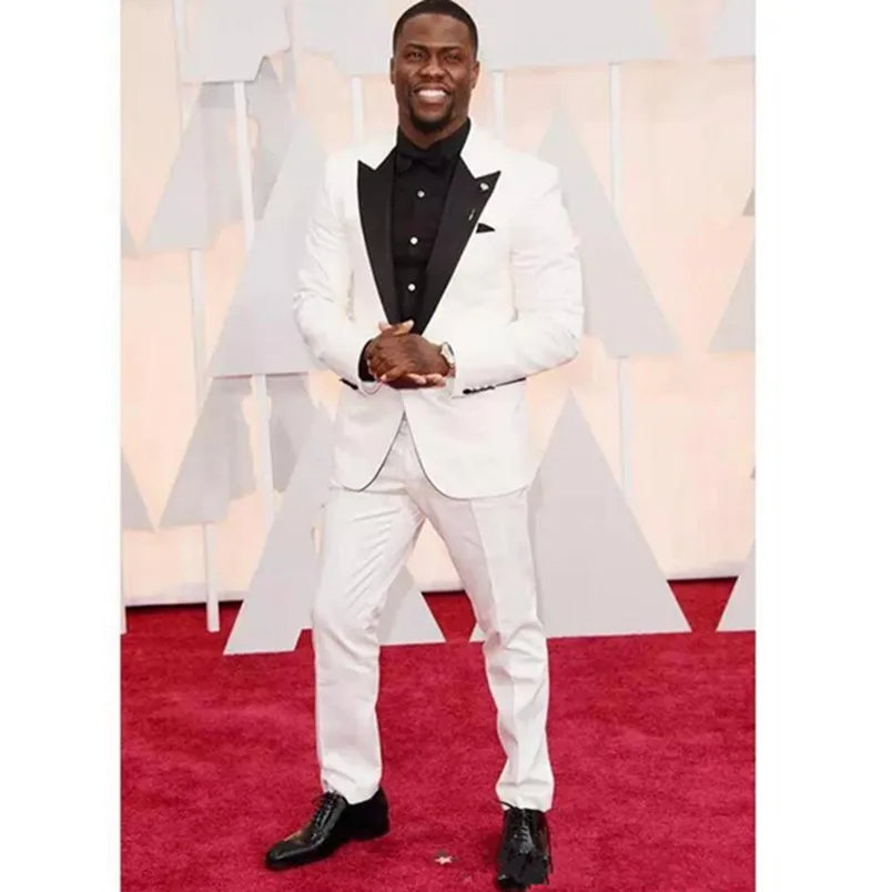 2019 Wedding Groom Tuxedos Groomsmen White Blazer Peak Lapel Men Business Party Prom Suit Custom Made Men Suits With Pants
2019 Wedding Groom Tuxedos Groomsmen White Blazer Peak Lapel Men Business Party Prom Suit Custom Made Men Suits With Pants