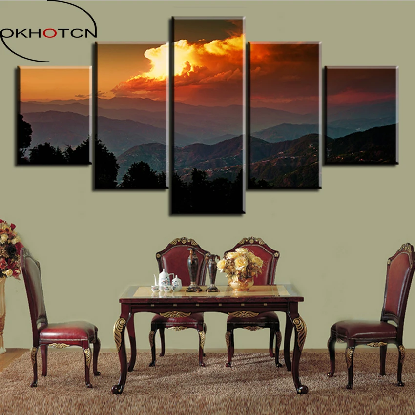 OKHOTCN Framed Landscapes Sunset Painting Canvas HD Prints Nature Scenery Wall Art Pictures Living Room Decoration Posters
OKHOTCN Framed Landscapes Sunset Painting Canvas HD Prints Nature Scenery Wall Art Pictures Living Room Decoration Posters