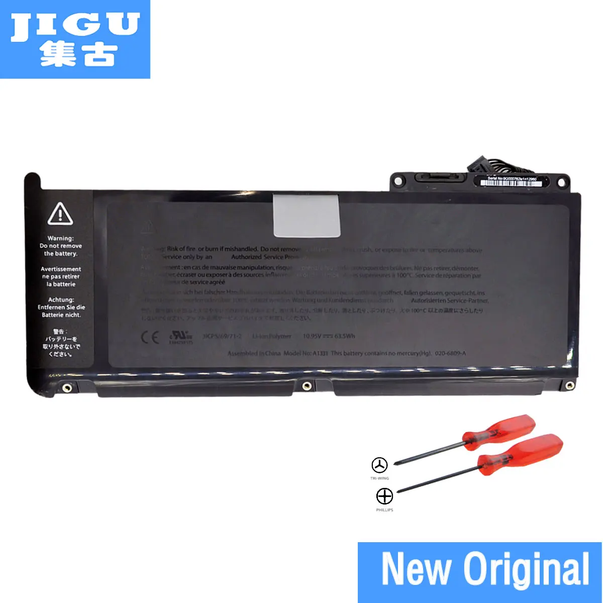 JIGU Free shipping A1331 Original Laptop Battery For Apple MacBook A1342 MC207 MC516 For MacBook 13" Pro 15" 17" 13.3"
JIGU Free shipping A1331 Original Laptop Battery For Apple MacBook A1342 MC207 MC516 For MacBook 13" Pro 15" 17" 13.3"