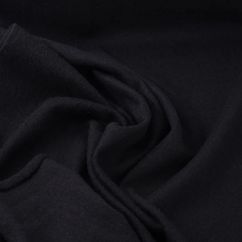 130CM Wide 450G/M Black Knitted Wool Fabric for Autumn Spring Dress Jacket Clothes H234
130CM Wide 450G/M Black Knitted Wool Fabric for Autumn Spring Dress Jacket Clothes H234