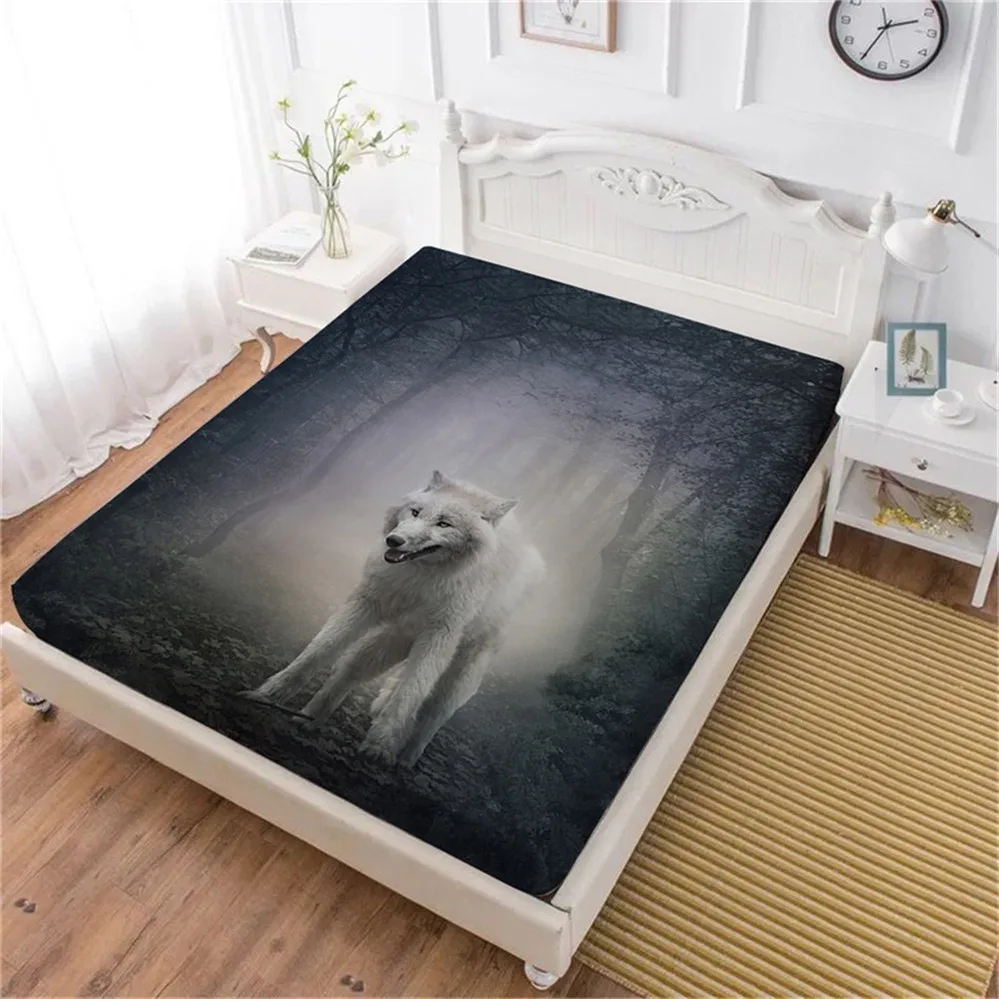 3D Animal Wolf Print Bed Sheets Sheep Constellation Fitted Sheet Soft Bedclothes Mattress Cover Elastic Band Home Decor D45
3D Animal Wolf Print Bed Sheets Sheep Constellation Fitted Sheet Soft Bedclothes Mattress Cover Elastic Band Home Decor D45