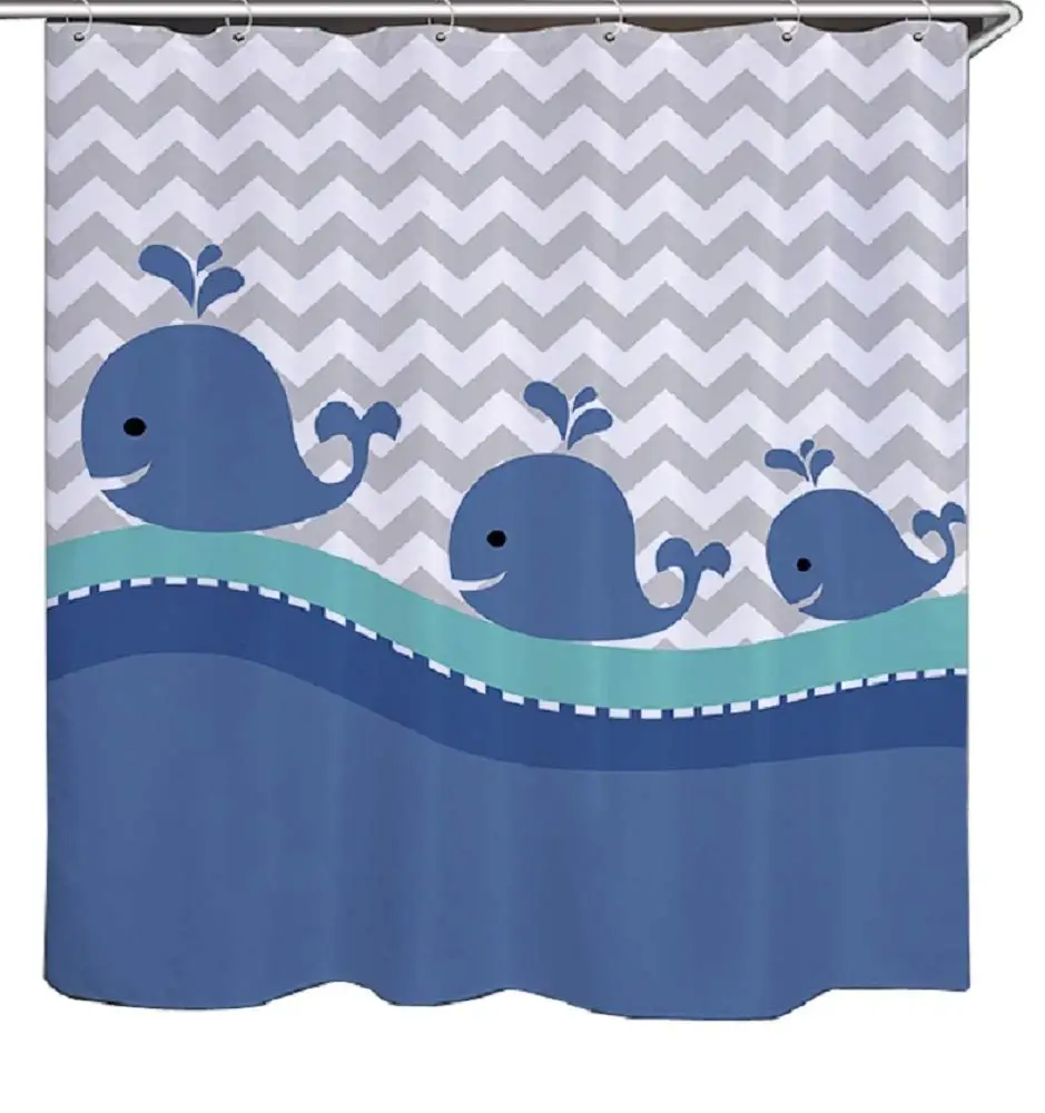 Blue Cartoon Whale Fabric Shower Curtain for Kid Children Waterproof Bathroom Decor
Blue Cartoon Whale Fabric Shower Curtain for Kid Children Waterproof Bathroom Decor