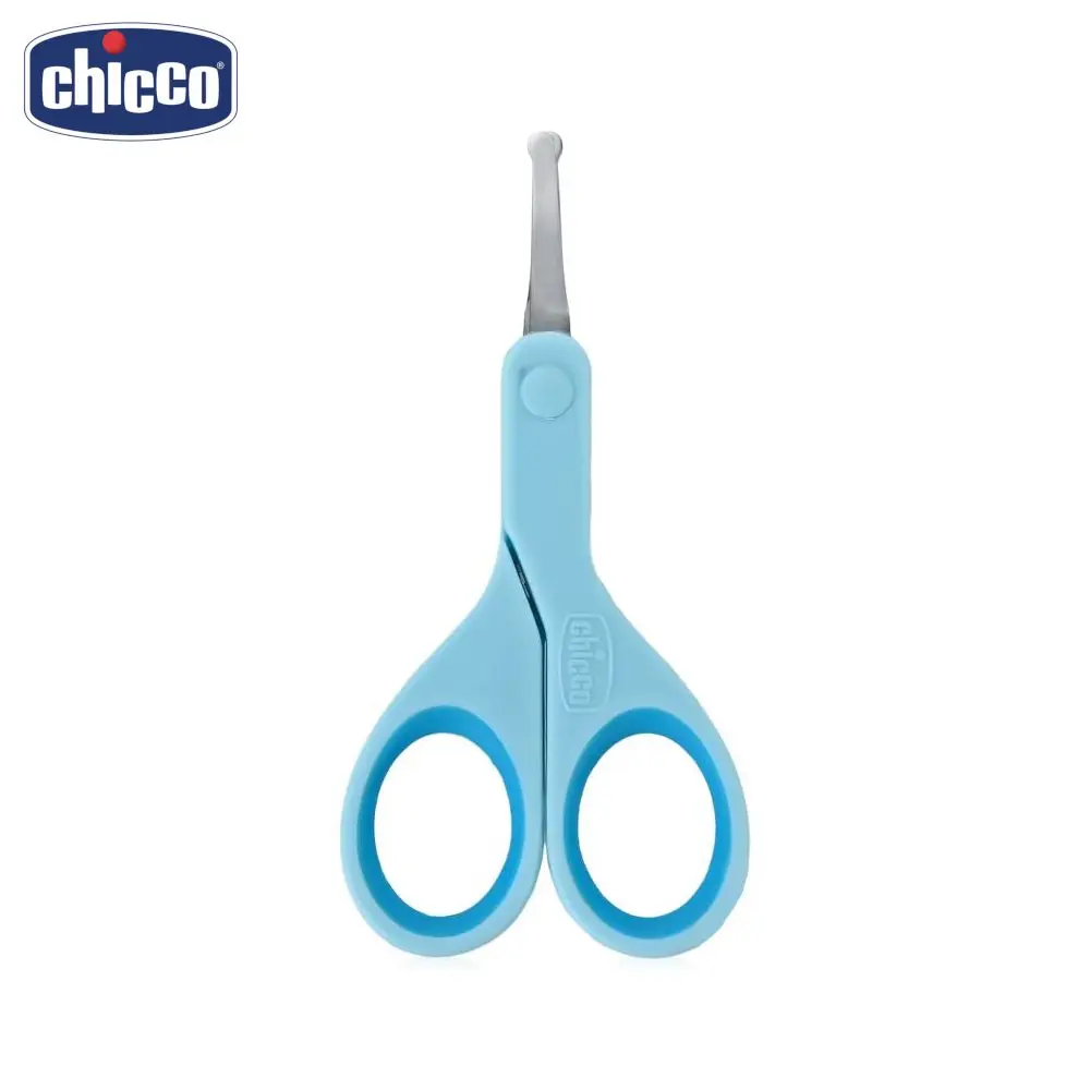 Ножницы детские Chicco Baby Moments из нерж. стали с закругл. концами 0 мес.+ цвет