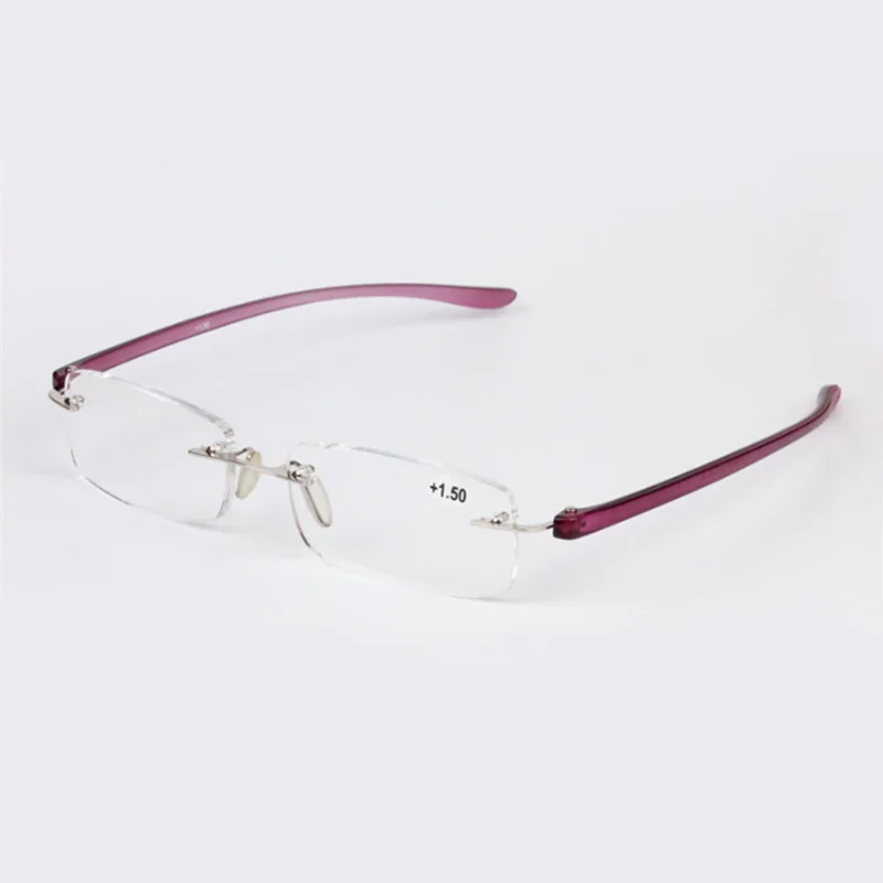 New reading glasses high quality frameless comfortable metal glasses frame male and female reading glasses diopter 1.0-3.5
New reading glasses high quality frameless comfortable metal glasses frame male and female reading glasses diopter 1.0-3.5