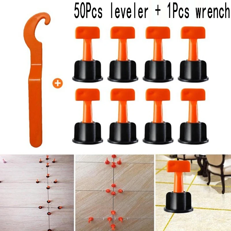 50pcs/set Practical Tool Plastic Flat Ceramic Leveler Floor Construction Tools Wall Level Tile Leveling System Kits
50pcs/set Practical Tool Plastic Flat Ceramic Leveler Floor Construction Tools Wall Level Tile Leveling System Kits