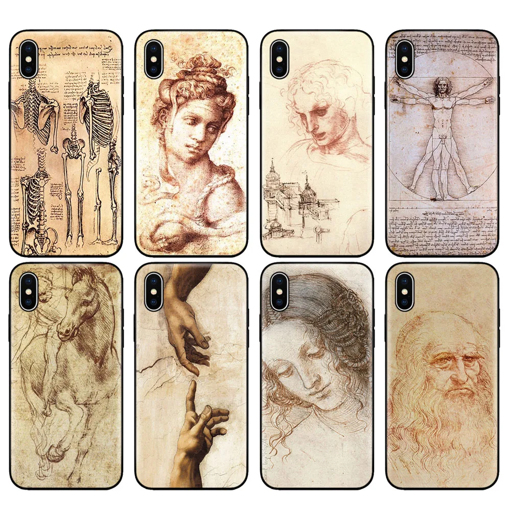 Black tpu case for iphone 5 5s SE 2020 6 6s 7 8 plus x 10 silicon cover for iphone XR XS 11 pro Max Italy leonardo da vinci art
Black tpu case for iphone 5 5s SE 2020 6 6s 7 8 plus x 10 silicon cover for iphone XR XS 11 pro Max Italy leonardo da vinci art