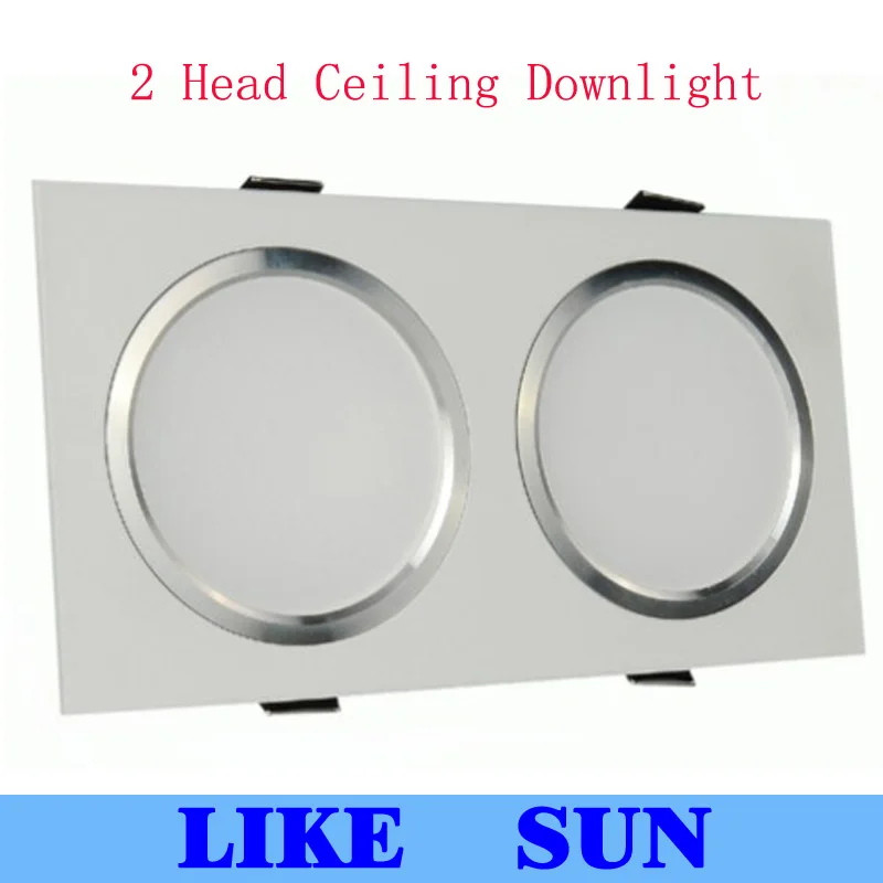 FREE SHIPPING High power 2 Head Square Led ceiling lamp 2x5W 2x7W 2x9W 2x12W 2x15W 2x18W 2x20W 2x25W led Recessed Downlight
FREE SHIPPING High power 2 Head Square Led ceiling lamp 2x5W 2x7W 2x9W 2x12W 2x15W 2x18W 2x20W 2x25W led Recessed Downlight