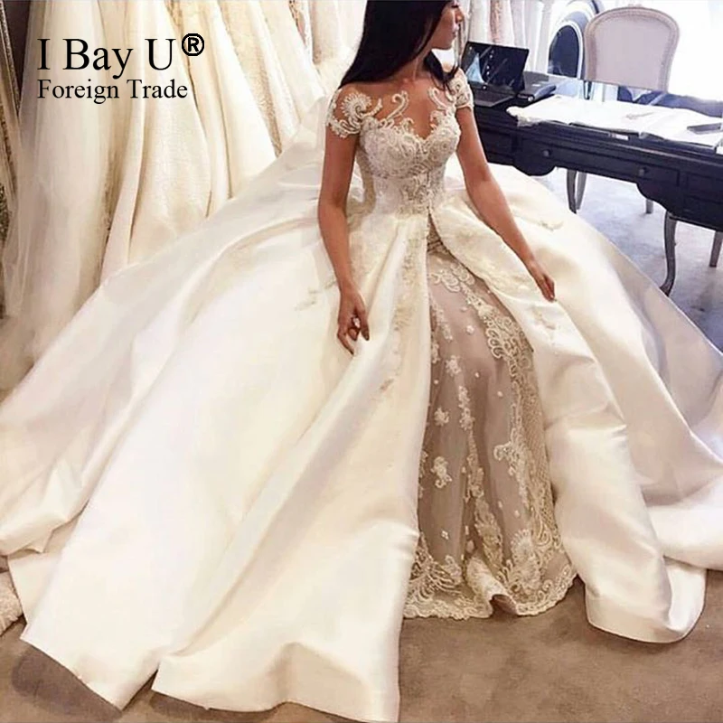 Роскошные свадебные платья с жемчугом, новый дизайн, плиссированное атласное свадебное платье с рукавом-крылышком, новая модель 2020, свадебн...
Роскошные свадебные платья с жемчугом, новый дизайн, плиссированное атласное свадебное платье с рукавом-крылышком, новая модель 2020, свадебн...