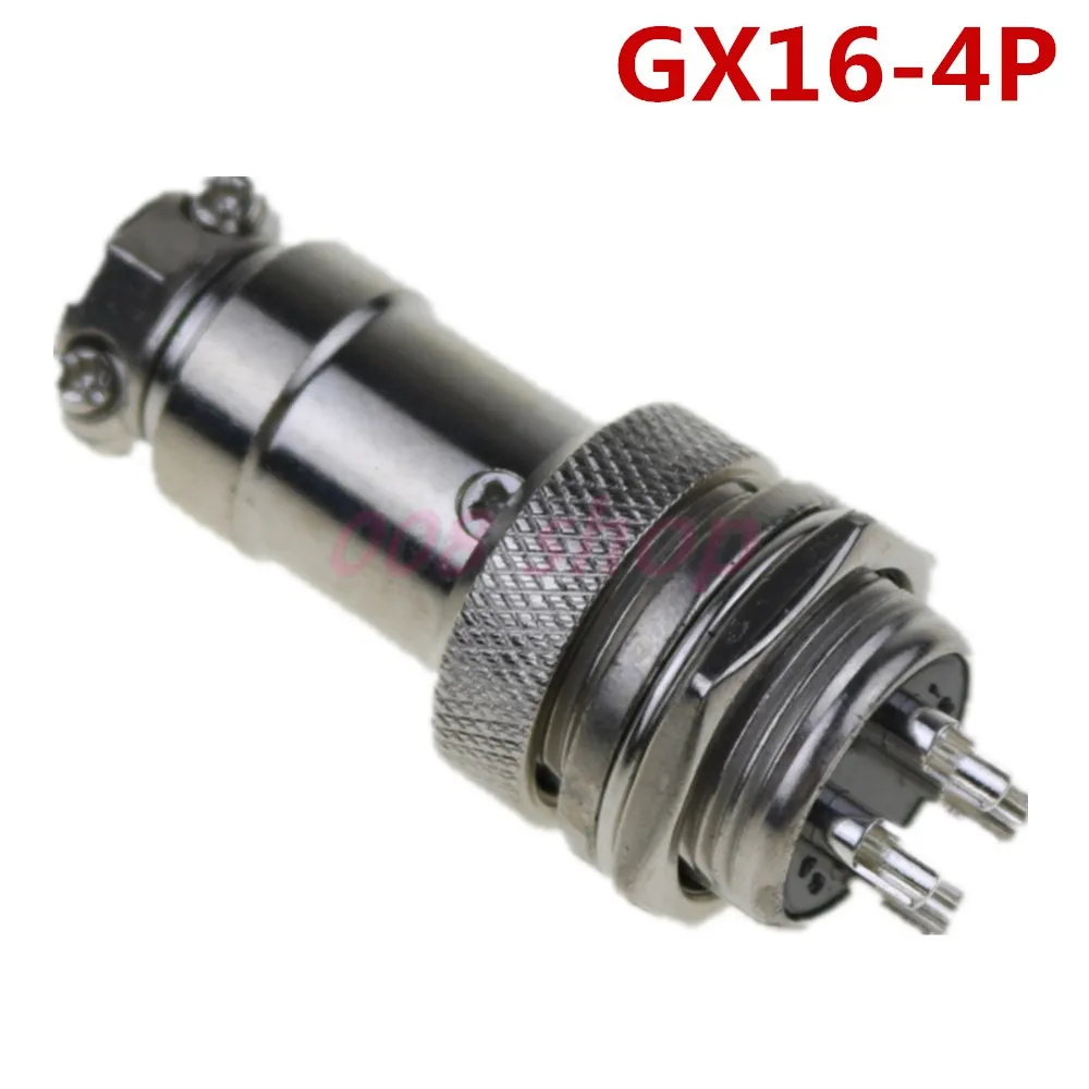 1set GX16 4 Pin Male & Female Diameter 16mm Wire Panel Connector GX16 4Pin PCB Connector Aviation Socket Plug
1set GX16 4 Pin Male & Female Diameter 16mm Wire Panel Connector GX16 4Pin PCB Connector Aviation Socket Plug