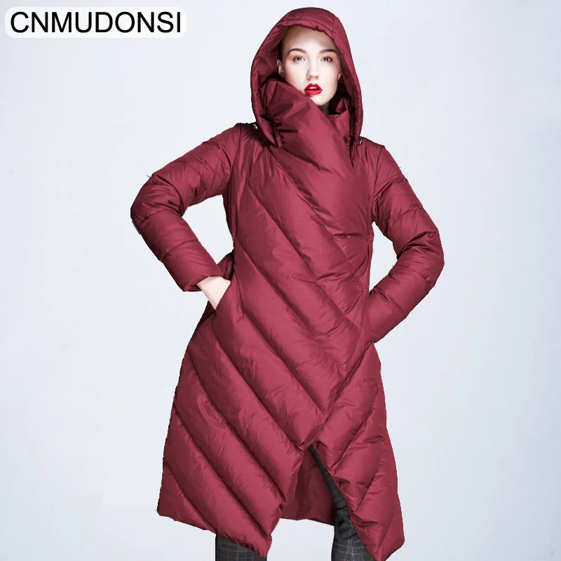 2020 New women Parkas winter down jacket Europe America hooded warm coats irregular thick cotton long high quality coats female
2020 New women Parkas winter down jacket Europe America hooded warm coats irregular thick cotton long high quality coats female