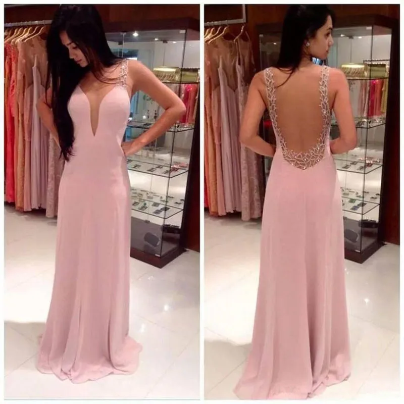 Pink 2020 chifon long beading prom dress vestido de Vista longo Court Train A-line floor length sexy backless dresses evevning
Pink 2020 chifon long beading prom dress vestido de Vista longo Court Train A-line floor length sexy backless dresses evevning
