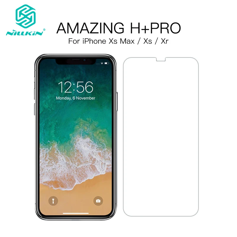 Закаленное стекло Nillkin для iPhone Xs Max, Взрывозащищенная защитная пленка для сенсорного экрана
Закаленное стекло Nillkin для iPhone Xs Max, Взрывозащищенная защитная пленка для сенсорного экрана