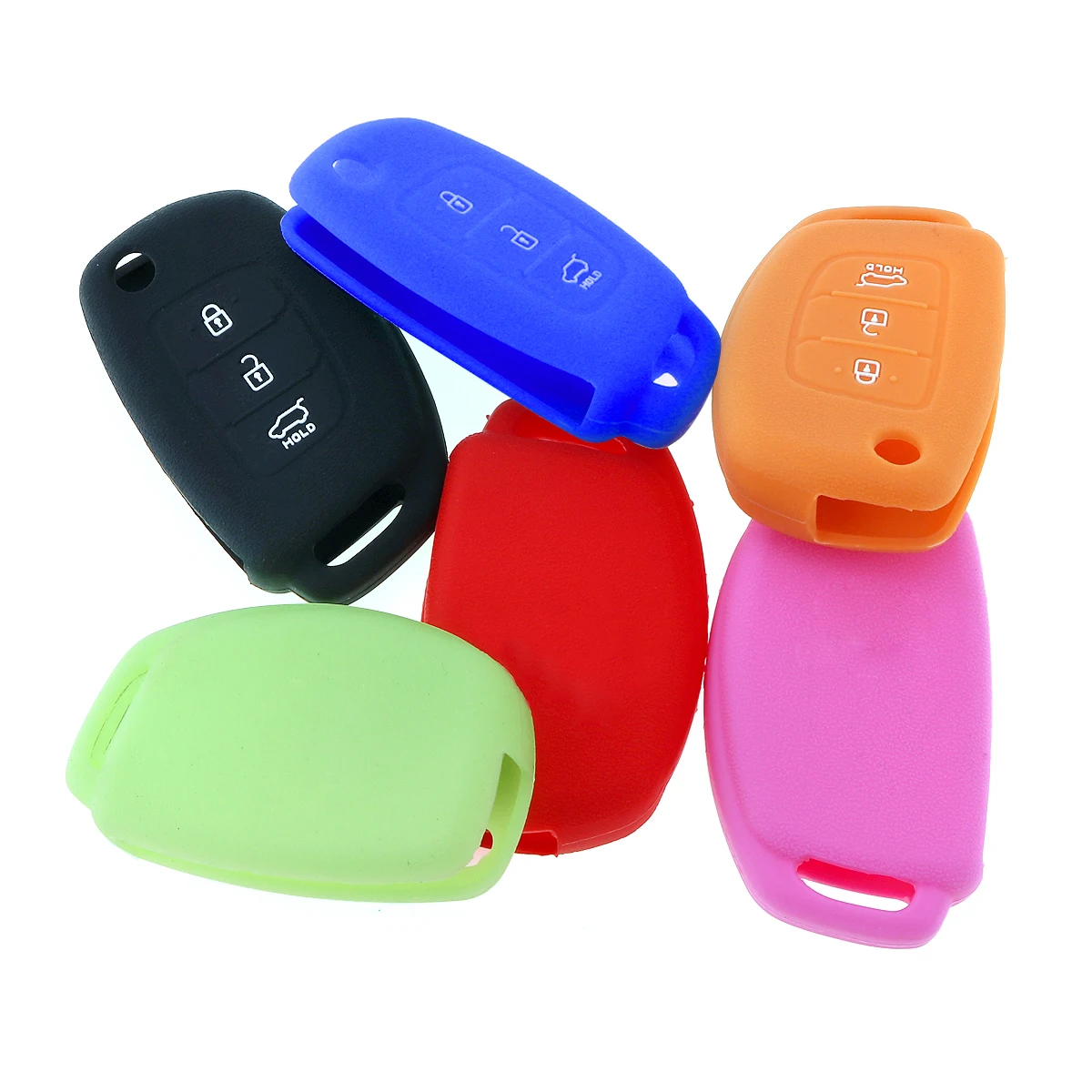6 Colors Optional 3 Buttons Durable Silicone Flip Remote Key Cover Case for Hyundai
6 Colors Optional 3 Buttons Durable Silicone Flip Remote Key Cover Case for Hyundai