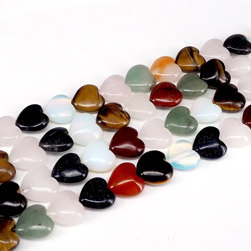 14mm 16mm Heart Shape Natural Stone Beads Fit Jewelry Making DIY Loose Mix Color Crystal Stone Beads Bracelet Necklace Material
14mm 16mm Heart Shape Natural Stone Beads Fit Jewelry Making DIY Loose Mix Color Crystal Stone Beads Bracelet Necklace Material