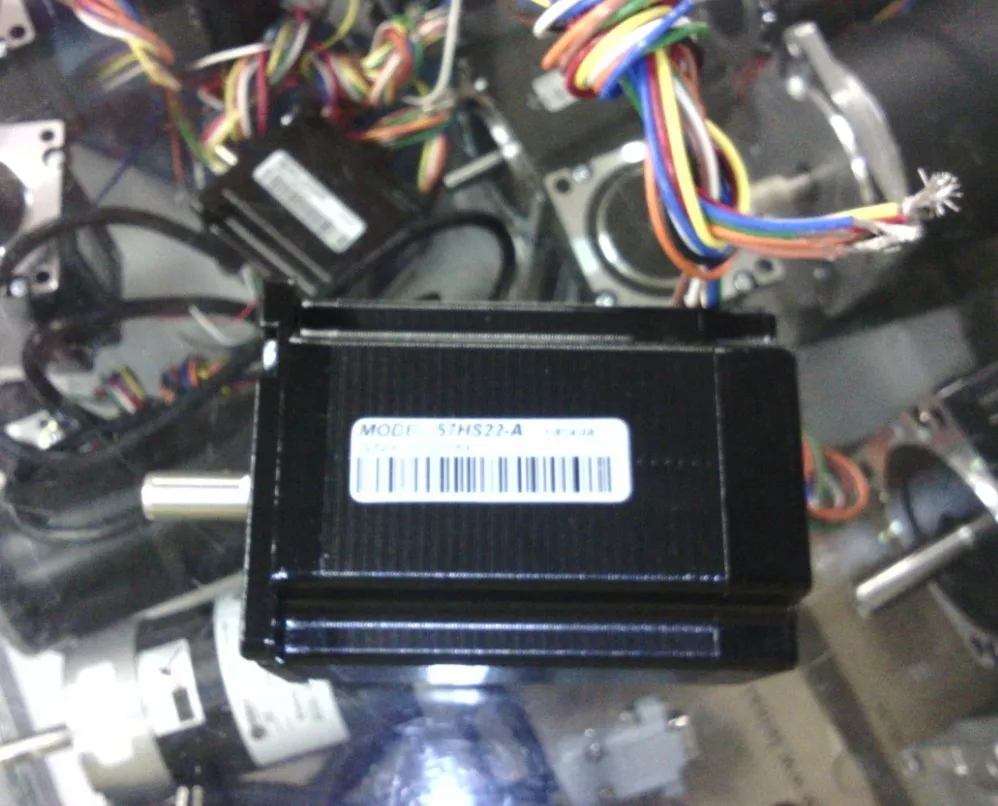 Двухфазный гибридный шаговый двигатель Leadshine 57HS22 A Currephase 4A с возможностью