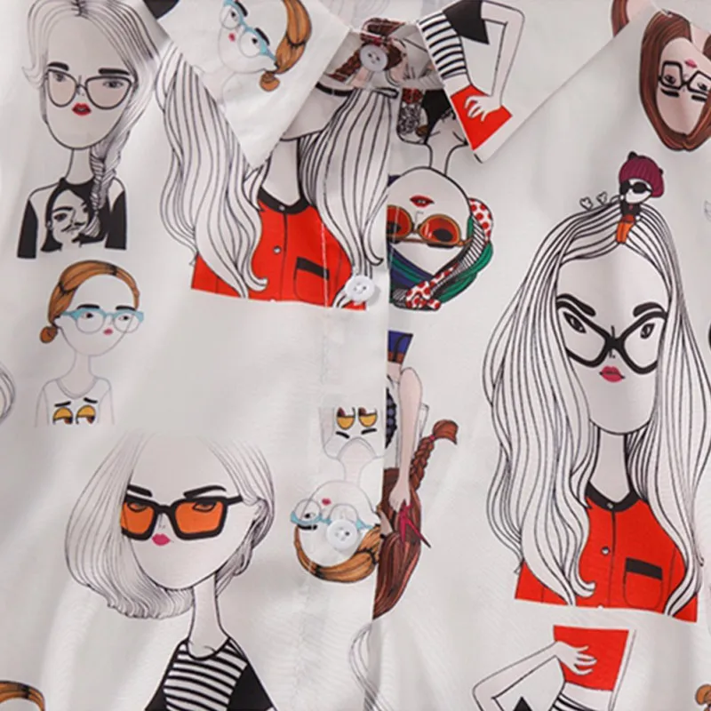 Fashion Turn-down Collar Long Sleeve Chiffon Blouse Women Floral Printed Loose Shirt
Fashion Turn-down Collar Long Sleeve Chiffon Blouse Women Floral Printed Loose Shirt