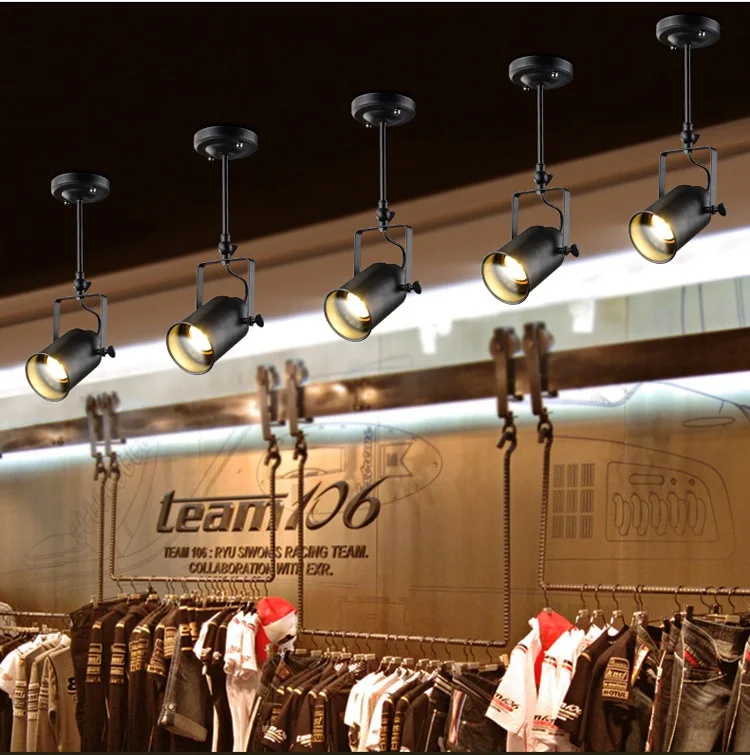 1/2/3/4 head American track modern minimalist living room bar clothing store restaurant LED lights creative light Retro 90-260V
1/2/3/4 head American track modern minimalist living room bar clothing store restaurant LED lights creative light Retro 90-260V