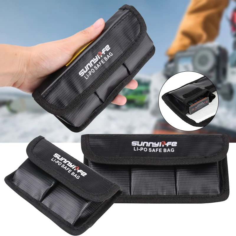 Новый взрывозащищенный LiPo Safe Bag защитный чехол для хранения аккумулятора для аксессуаров для экшн-камеры DJI OSMO
Новый взрывозащищенный LiPo Safe Bag защитный чехол для хранения аккумулятора для аксессуаров для экшн-камеры DJI OSMO