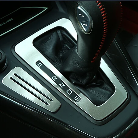 Car styling Free shipping stainless steel automatic Gear cover decorative frame Sticker case For Ford Focus 3 MK3 AT 2015+
Car styling Free shipping stainless steel automatic Gear cover decorative frame Sticker case For Ford Focus 3 MK3 AT 2015+