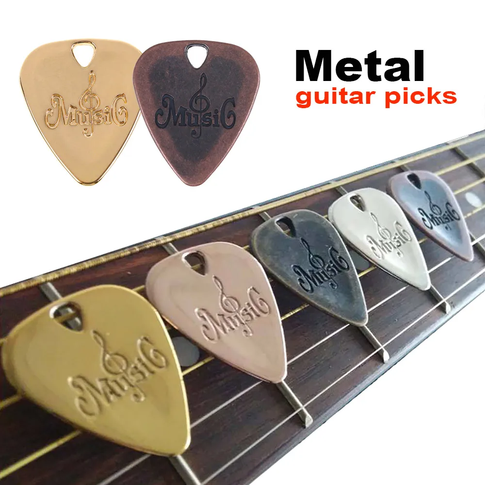 5pcs Acoustic Electric Classical Folk Guitar Picks Ukulele Banjo Bass Plectrums Zinc Alloy Metal 
5pcs Acoustic Electric Classical Folk Guitar Picks Ukulele Banjo Bass Plectrums Zinc Alloy Metal