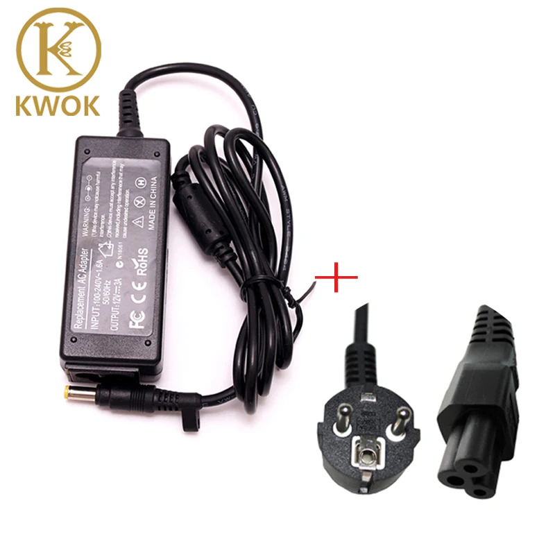 Free Shipping ! 12V 3A 4.8*1.7mm AC Adapter + EU Power Cord For asus Eee PC 904 900HA 900HD 904HA 904HG R33030 1000HT 1000HV
Free Shipping ! 12V 3A 4.8*1.7mm AC Adapter + EU Power Cord For asus Eee PC 904 900HA 900HD 904HA 904HG R33030 1000HT 1000HV