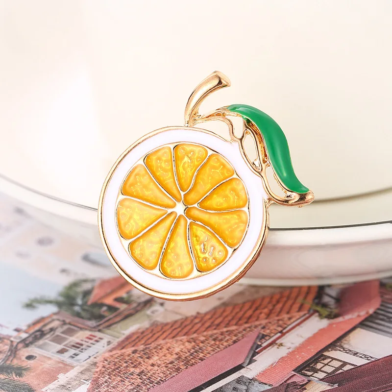 New Fashion Enamel Lemon Brooches For Women Lapel Orange Fruits Brooch Pins Plant Jewelry Dropshipping
New Fashion Enamel Lemon Brooches For Women Lapel Orange Fruits Brooch Pins Plant Jewelry Dropshipping