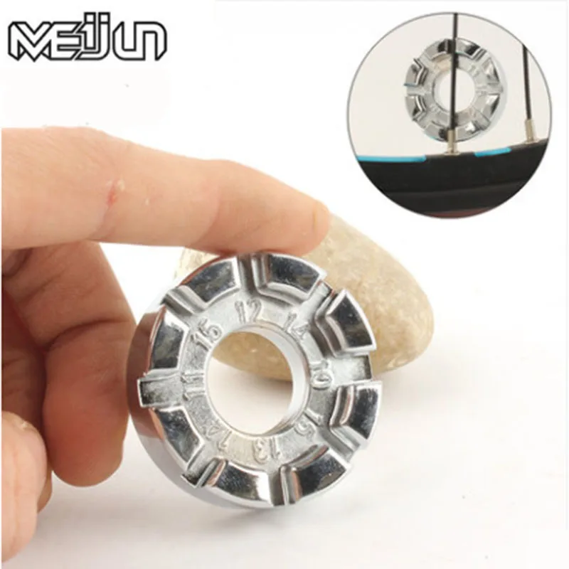 1PCS Bicycle Spoke Nipple Wrench Bike 8 Way Spoke Nipple Key Wheel Rim Wrench Stainless Steel Repair Tool Key Bicycle Accessory
1PCS Bicycle Spoke Nipple Wrench Bike 8 Way Spoke Nipple Key Wheel Rim Wrench Stainless Steel Repair Tool Key Bicycle Accessory