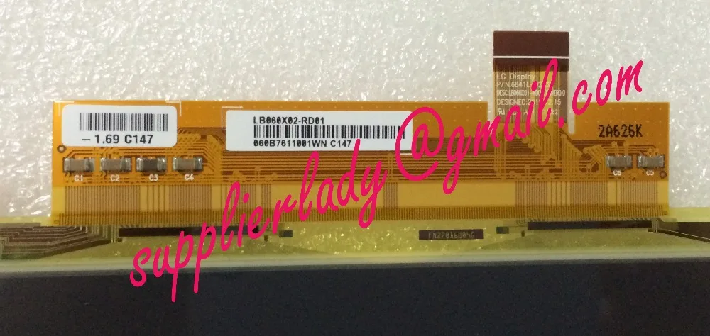 Оригинальная и новая Φ P/N: 6841L-0233A LG6 дисплей E-ink для электронной книги Гарантия: 1 год
Оригинальная и новая Φ P/N: 6841L-0233A LG6 дисплей E-ink для электронной книги Гарантия: 1 год