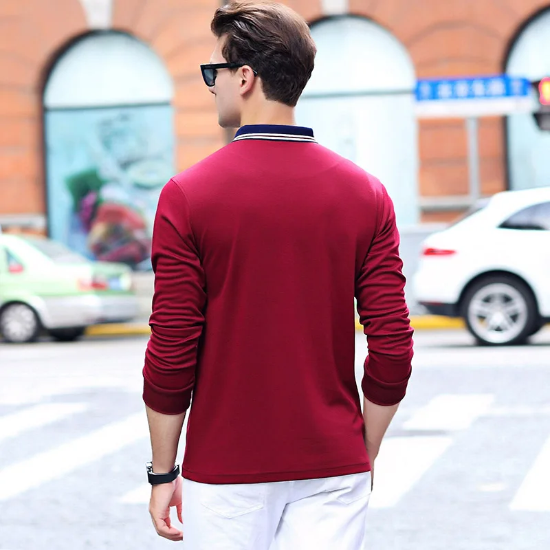 Hollirtiger New Polo Hombre Shirt Men Fashion Collar shirts Long Sleeve Casual Polos Sweatshirts 100% Cotton Camisa Polos
Hollirtiger New Polo Hombre Shirt Men Fashion Collar shirts Long Sleeve Casual Polos Sweatshirts 100% Cotton Camisa Polos