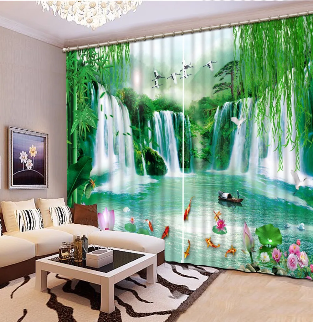 2019 New Curtain Customize Home Decor Living Room Waterfall scenery 3d curtain Room curtains Home Decoration
2019 New Curtain Customize Home Decor Living Room Waterfall scenery 3d curtain Room curtains Home Decoration