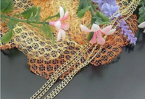 20M/lot 1.8MM/w Gold Plated Metal Extended Link Chains Jewelry Accessories Findings
20M/lot 1.8MM/w Gold Plated Metal Extended Link Chains Jewelry Accessories Findings