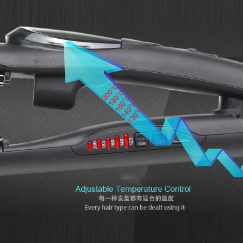 Ceramic Anti-hot Spray Hair Steam Hair Straightener Atomization Plywood Fast Heating Temperature Display Hair Straightener Tool
Ceramic Anti-hot Spray Hair Steam Hair Straightener Atomization Plywood Fast Heating Temperature Display Hair Straightener Tool