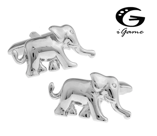 iGame Elephant Cufflinks Silver Color Novelty Animal Design Best Gift For Men Free Shipping
iGame Elephant Cufflinks Silver Color Novelty Animal Design Best Gift For Men Free Shipping