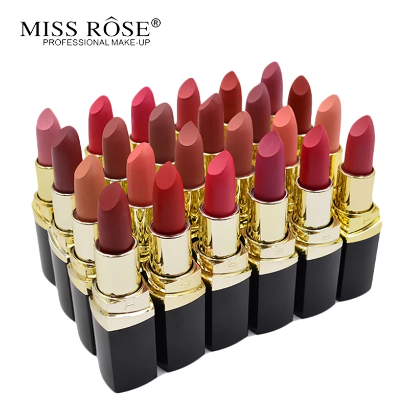 Miss Rose набор водостойких матовых помад 6 шт./компл. нюдовая Увлажняющая помада