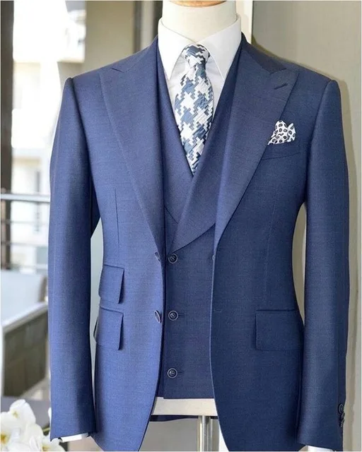 2020 Latest Coat Pant Design Men Suit Slim Fit 3 Piece Tuxedo Prom Wedding Suits Custom Groom Blazer Terno Masculino
2020 Latest Coat Pant Design Men Suit Slim Fit 3 Piece Tuxedo Prom Wedding Suits Custom Groom Blazer Terno Masculino