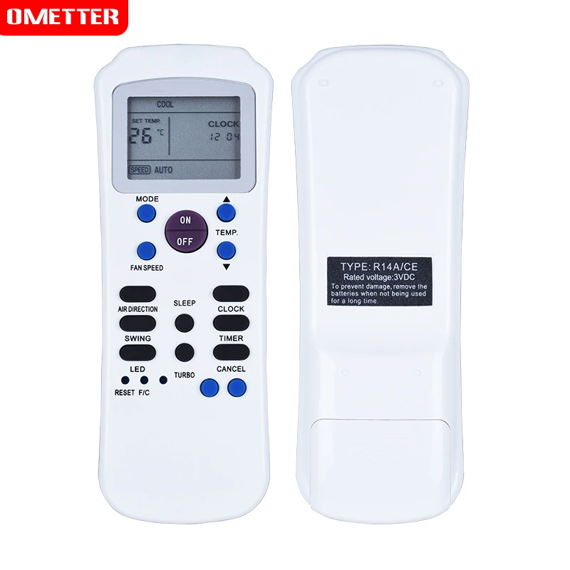 Original for Midea Carrier Springer Split And Portable Air Conditioner Remote Control R14A/E Compatible with R14A/CE
Original for Midea Carrier Springer Split And Portable Air Conditioner Remote Control R14A/E Compatible with R14A/CE