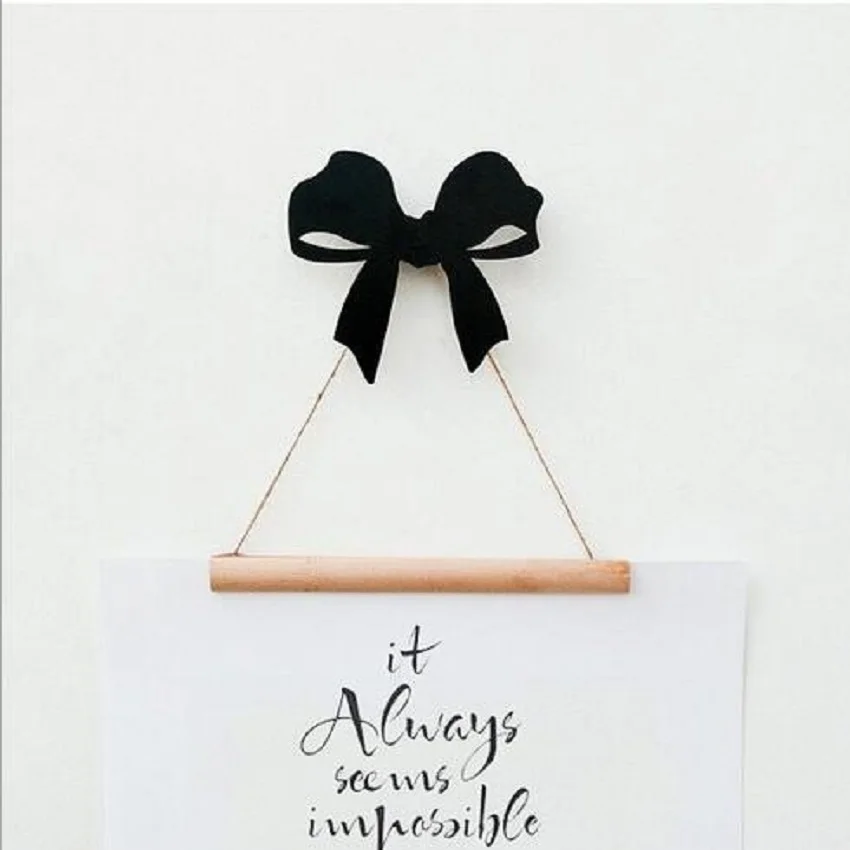 Cute Bow wooden hook hangers for kids room wall decorate ECO hanger hook for kids present .
Cute Bow wooden hook hangers for kids room wall decorate ECO hanger hook for kids present .