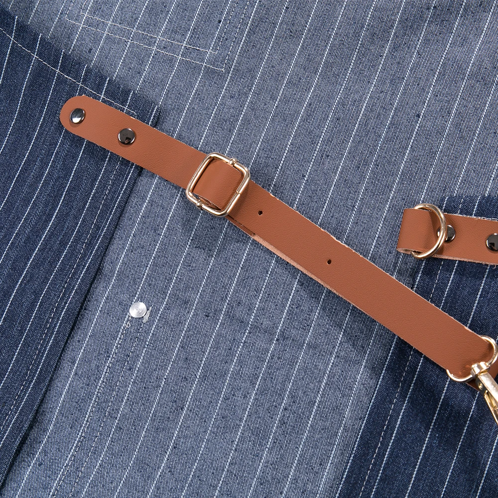 Denim Stripe Apron with Pocket Hanging Neck Women Men Kitchen Hotel Coffee Shop Bakery Chef Waiter Cleaning Work Wear Aprons
Denim Stripe Apron with Pocket Hanging Neck Women Men Kitchen Hotel Coffee Shop Bakery Chef Waiter Cleaning Work Wear Aprons