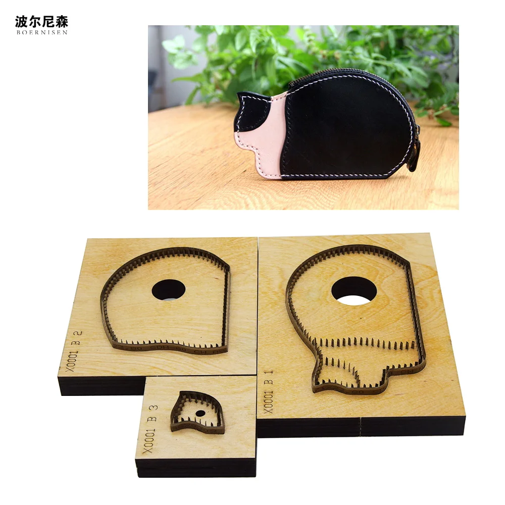 SMVAUON knife cat wallet DIY leather die-cut laser machine cutting leather craft wallet Suitable For Die-cutting Machines
SMVAUON knife cat wallet DIY leather die-cut laser machine cutting leather craft wallet Suitable For Die-cutting Machines