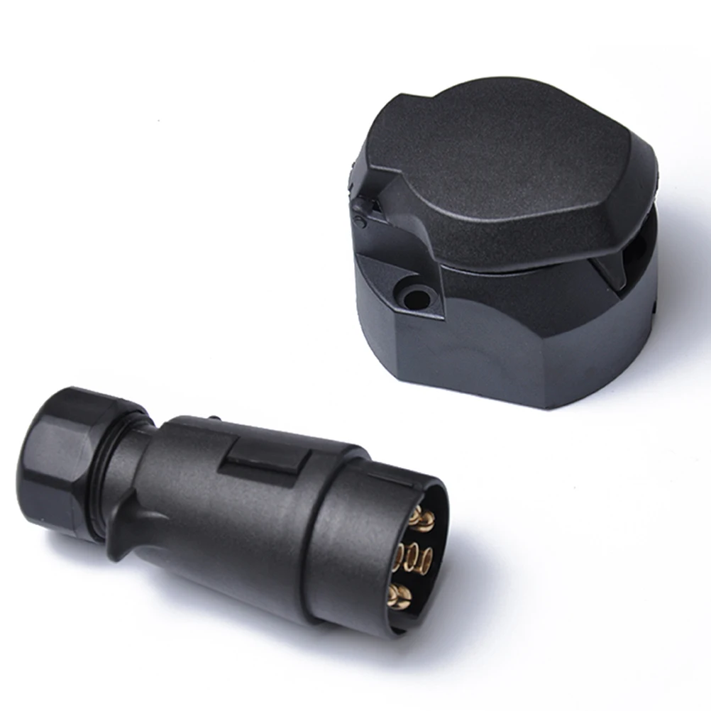 12V 7 Pin Car Trailer Socket + Plug Tow Bar Electrics Waterproof Cable Connector Adapter For RV Truck European Type Trailer
12V 7 Pin Car Trailer Socket + Plug Tow Bar Electrics Waterproof Cable Connector Adapter For RV Truck European Type Trailer