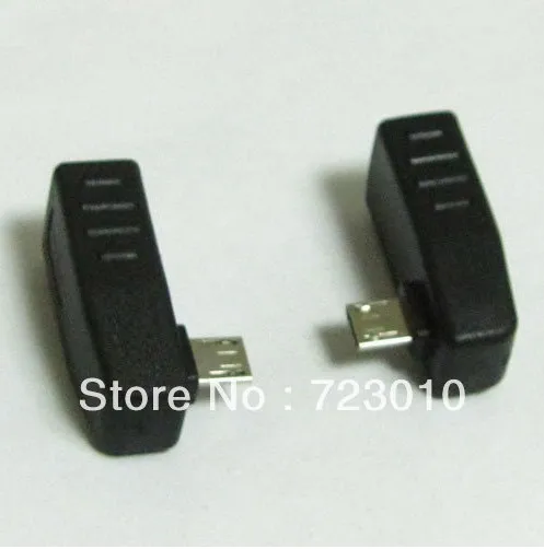 Free Shipping 2pcs Right + Left angle 90 degree usb Micro B 5pin to A female connector adapter
Free Shipping 2pcs Right + Left angle 90 degree usb Micro B 5pin to A female connector adapter