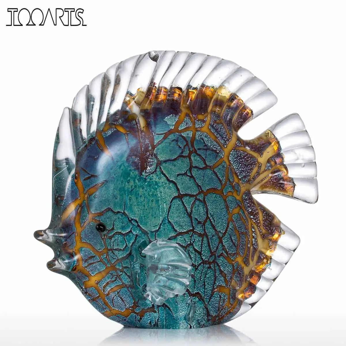 Tooarts Colorful Spotted Tropical Fish Glass Sculpture Fish Sculpture Modern Art Favor Gift Artwork Home Decoration
Tooarts Colorful Spotted Tropical Fish Glass Sculpture Fish Sculpture Modern Art Favor Gift Artwork Home Decoration