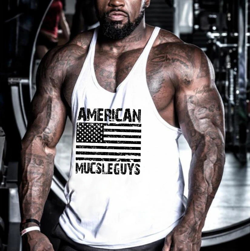 Мужские майки для фитнеса Muscleguys с принтом американского флага США, одежда для спортзала, рубашки для бодибилдинга
Мужские майки для фитнеса Muscleguys с принтом американского флага США, одежда для спортзала, рубашки для бодибилдинга