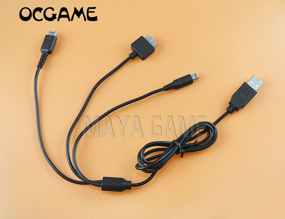 OCGAME 20pcs/lot 3 in1 USB Power Charger Charging Cable Cords for Nintendo NDSL NDSI PSV1000 Charging Leads Cables
OCGAME 20pcs/lot 3 in1 USB Power Charger Charging Cable Cords for Nintendo NDSL NDSI PSV1000 Charging Leads Cables